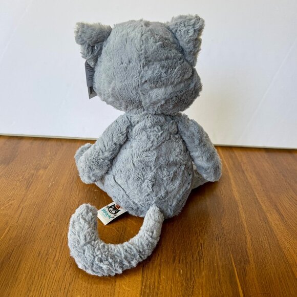 JELLYCAT London Tuffet Cat 12" NEW Soft Plush Stuffed Animal Toy Retired NWT - Picture 2 of 8
